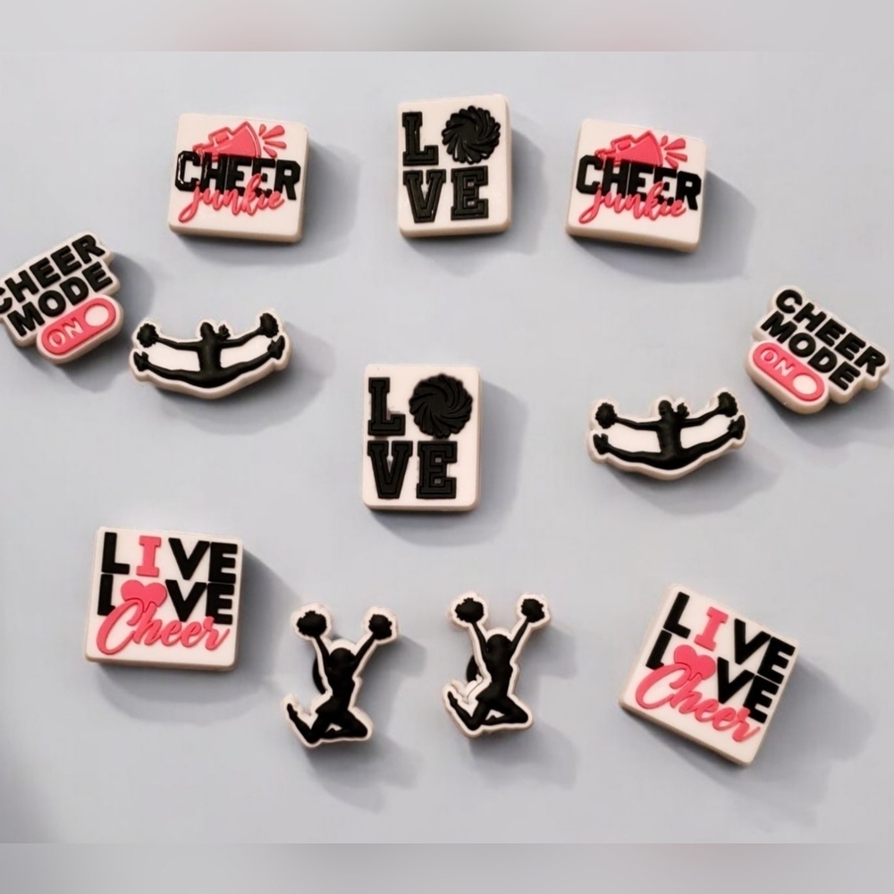 Cheer Croc Charms